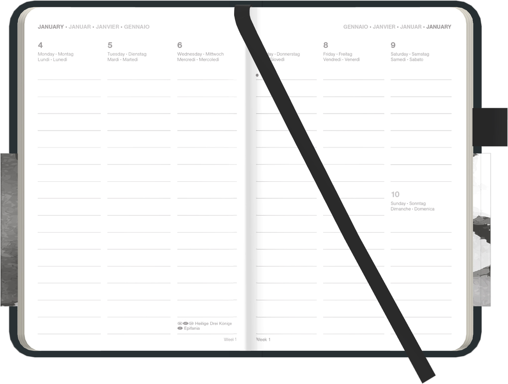 Weitere Ansicht: Cool Diary Black 2027 | Neumann Verlage GmbH & Co. KG