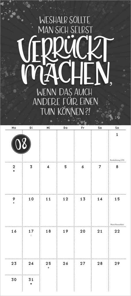 Weitere Ansicht: Funny Quotes Notizkalender 2027 | Neumann Verlage GmbH & Co. KG