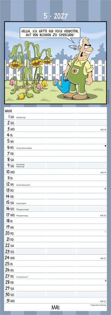 Weitere Ansicht: Rentner-Kalender 2027 | Neumann Verlage GmbH & Co. KG