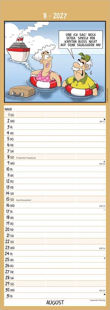 Weitere Ansicht: Rentner-Kalender 2027 | Neumann Verlage GmbH & Co. KG