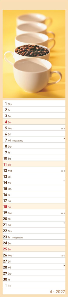 Weitere Ansicht: Küchenplaner Kaffee 2027 | Neumann Verlage GmbH & Co. KG