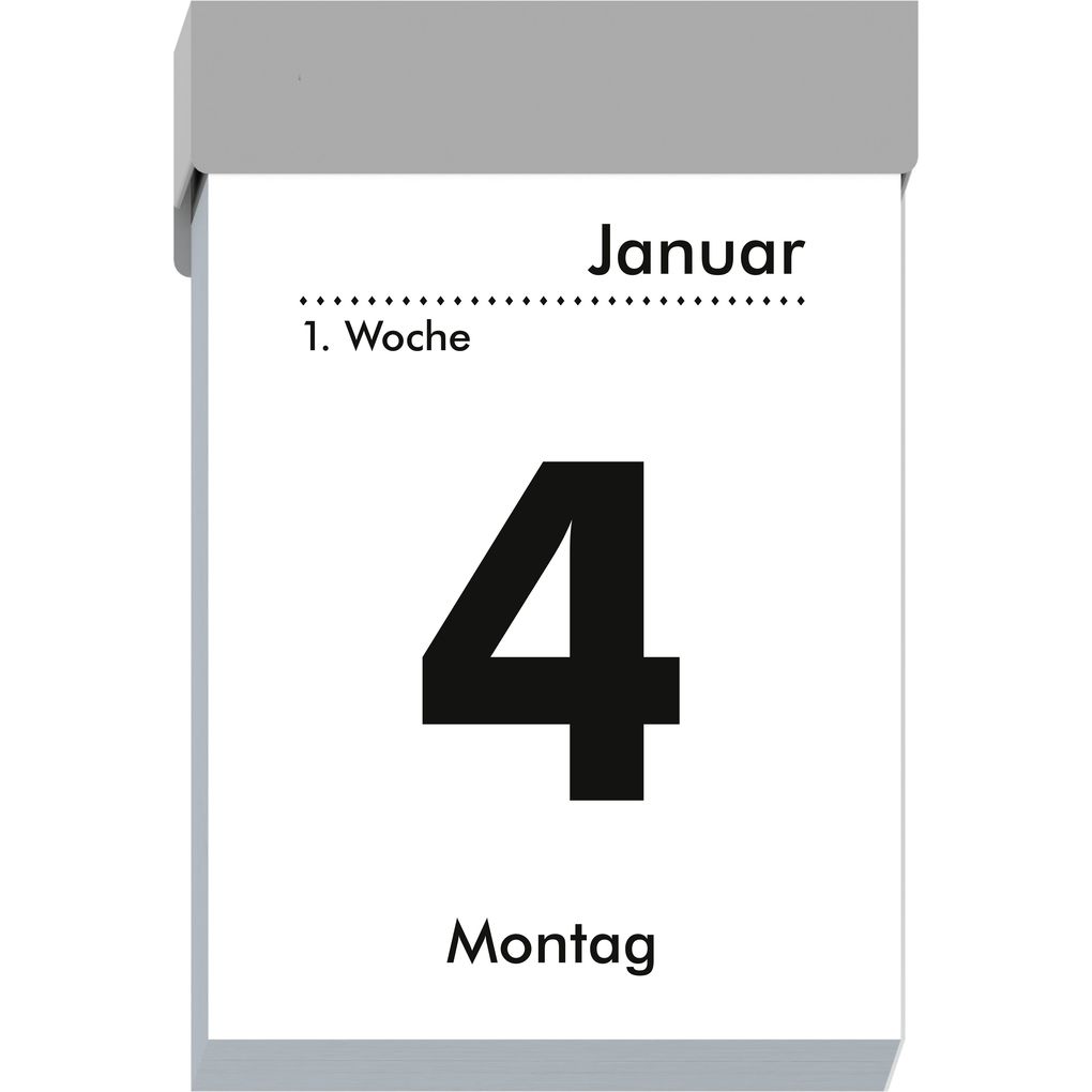 Weitere Ansicht: Tagesabreißkalender S 2027