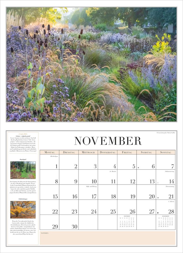 Weitere Ansicht: Garten-Kalender 2027 | Neumann Verlage GmbH & Co. KG