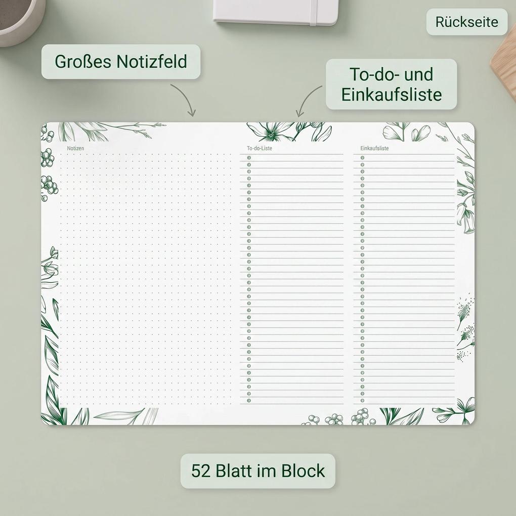 Weitere Ansicht: ZETTLER Schreibunterlage Design mit Wochenplan