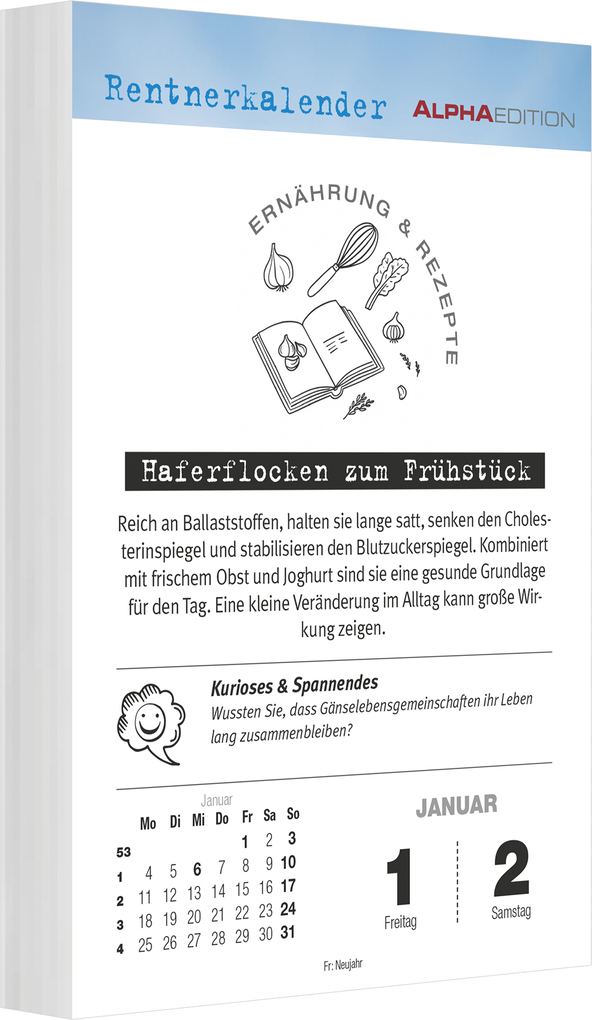 Weitere Ansicht: Rentnerkalender 2027 | Neumann Verlage GmbH & Co. KG