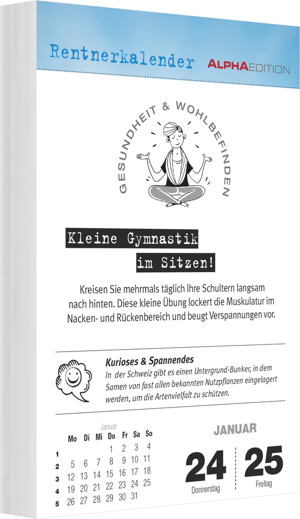 Weitere Ansicht: Rentnerkalender 2027 | Neumann Verlage GmbH & Co. KG