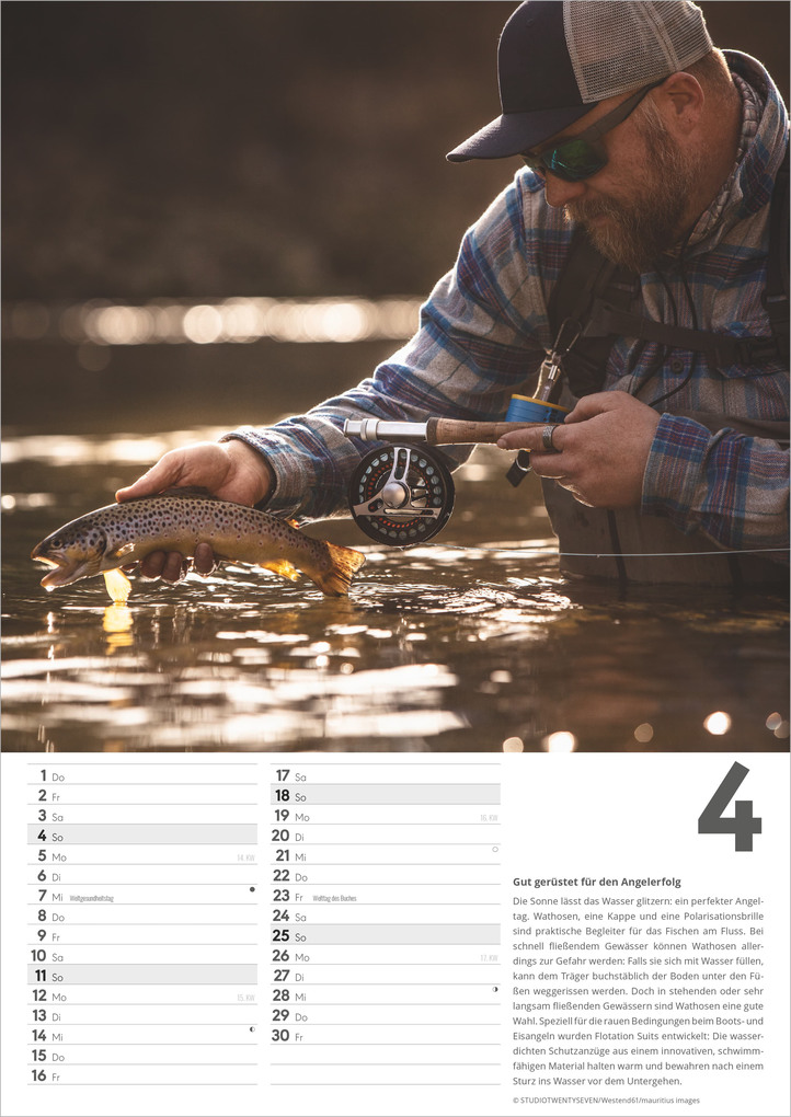 Weitere Ansicht: Der große Angelkalender 2027 | Neumann Verlage GmbH & Co. KG