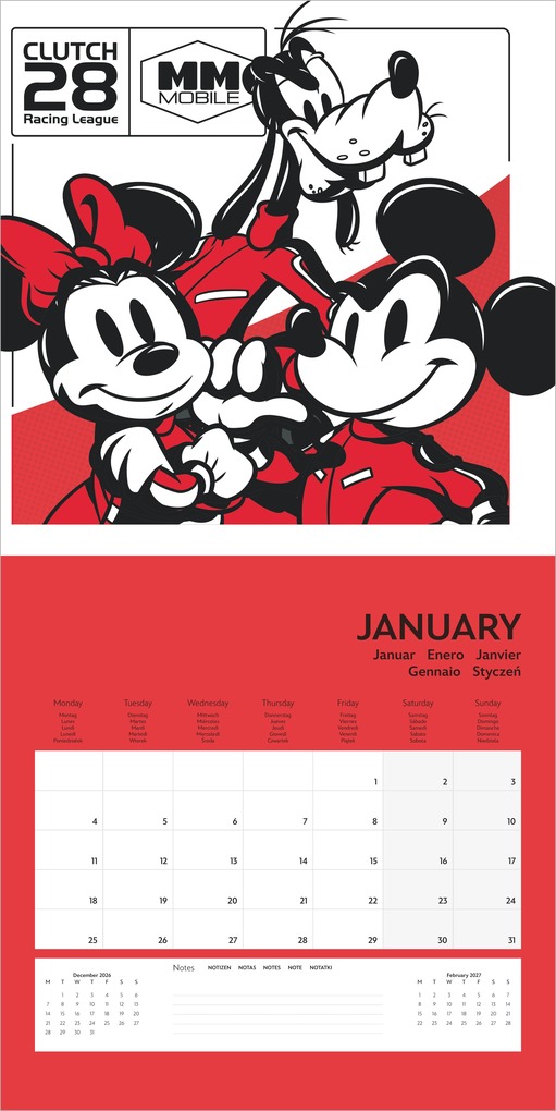 Weitere Ansicht: MICKEY & MINNIE MOUSE 2027 | Neumann Verlage GmbH & Co. KG