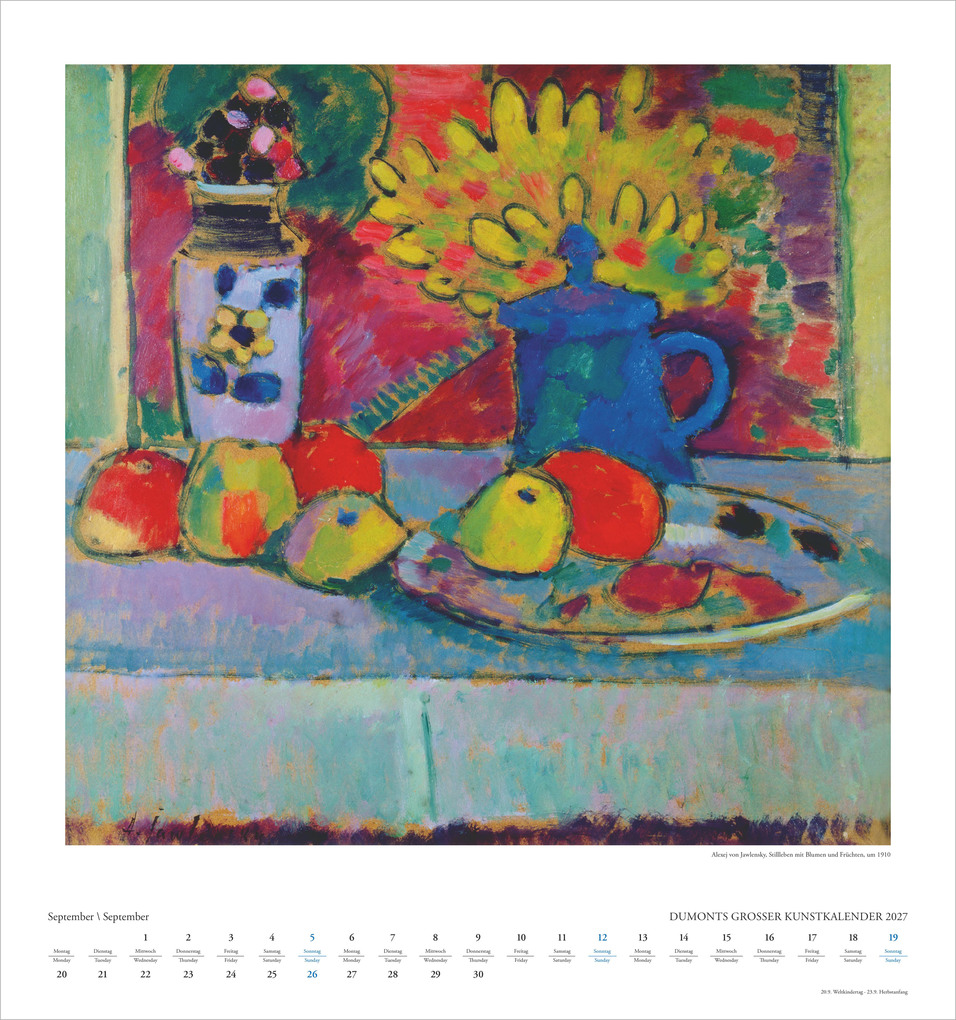 Weitere Ansicht: DUMONTS Großer Kunstkalender 2027 | Neumann Verlage GmbH & Co. KG