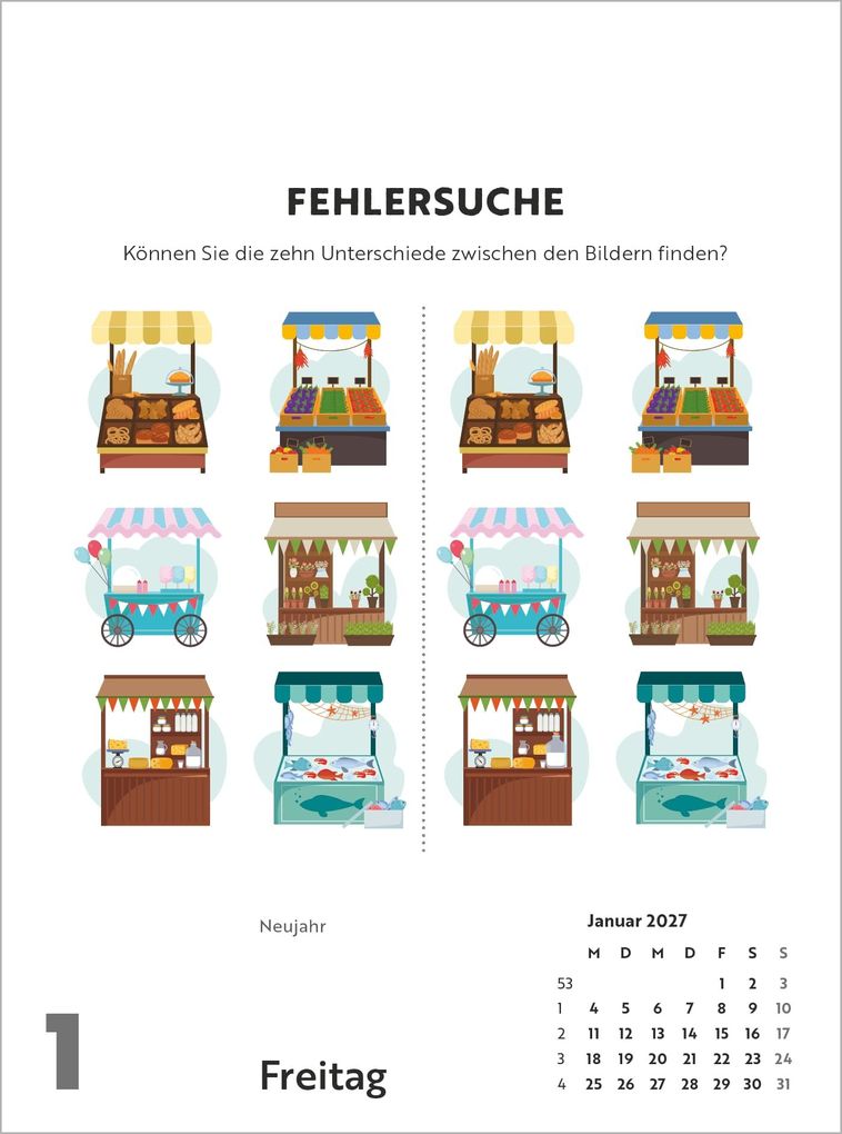 Weitere Ansicht: Gehirnjogging 2027 | Neumann Verlage GmbH & Co. KG