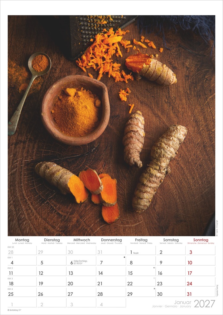 Weitere Ansicht: Kräuter & Gewürze 2027 | Neumann Verlage GmbH & Co. KG