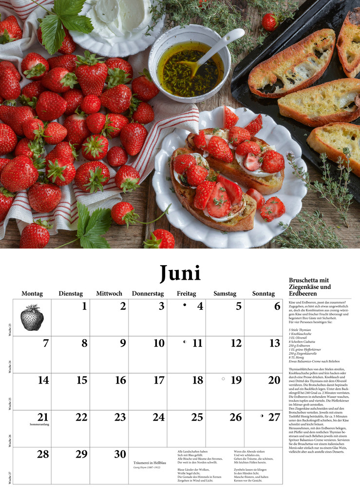 Weitere Ansicht: DuMonts neuer Küchenkalender 2027 | Neumann Verlage GmbH & Co. KG