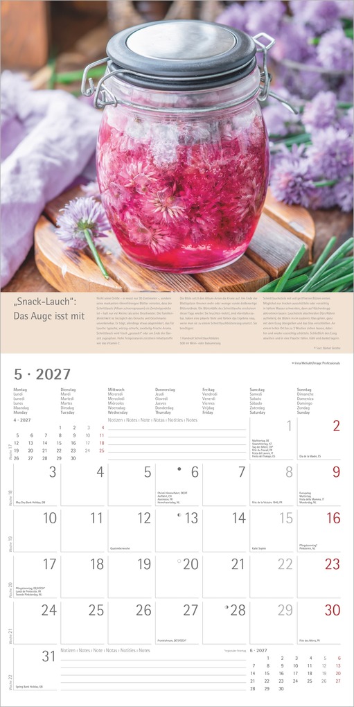 Weitere Ansicht: Kräuter und Gewürze 2027 | Neumann Verlage GmbH & Co. KG