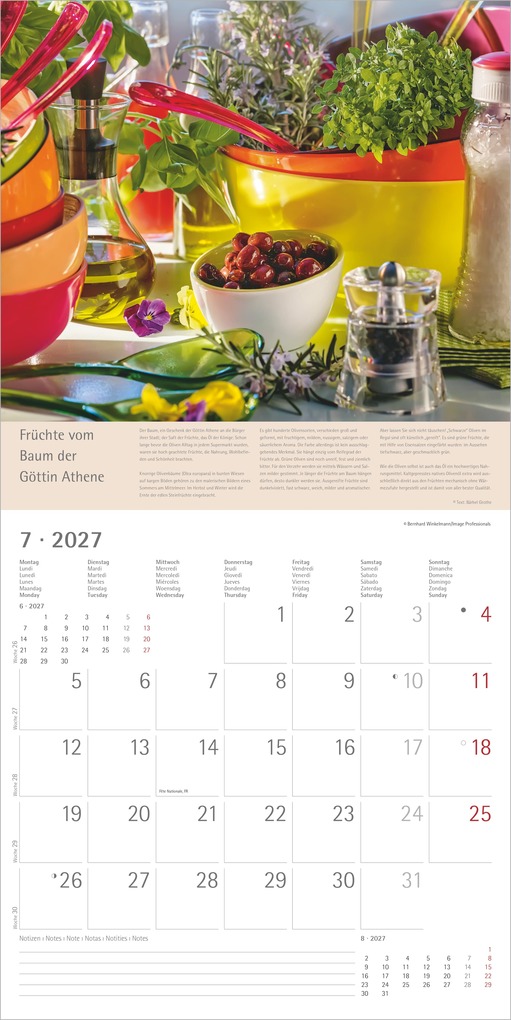 Weitere Ansicht: Kräuter und Gewürze 2027 | Neumann Verlage GmbH & Co. KG