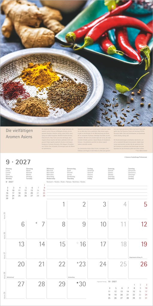 Weitere Ansicht: Kräuter und Gewürze 2027 | Neumann Verlage GmbH & Co. KG