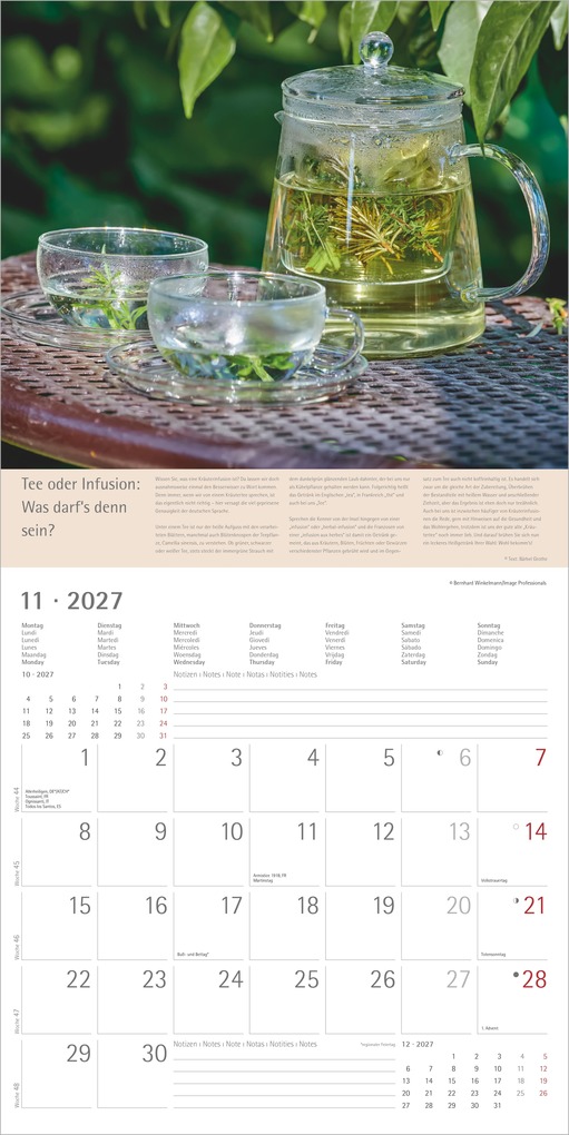 Weitere Ansicht: Kräuter und Gewürze 2027 | Neumann Verlage GmbH & Co. KG