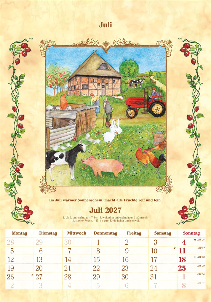 Weitere Ansicht: Bauernkalender 2027 | Neumann Verlage GmbH & Co. KG