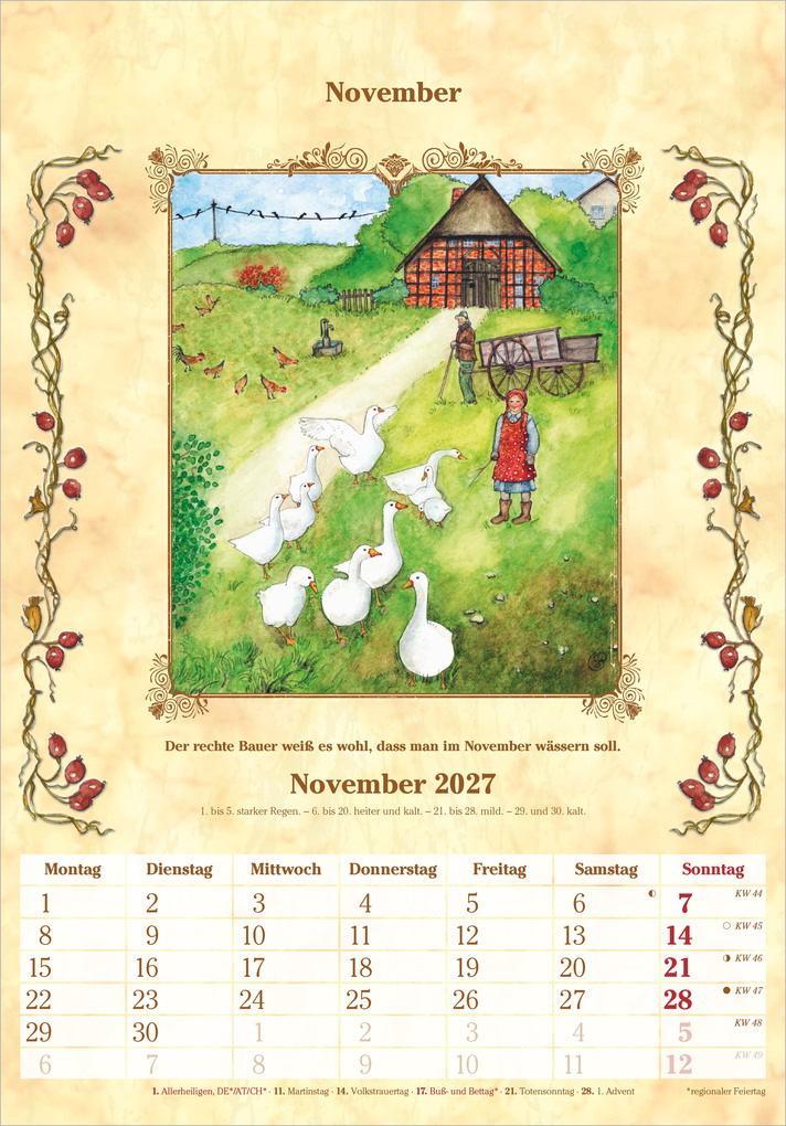 Weitere Ansicht: Bauernkalender 2027 | Neumann Verlage GmbH & Co. KG