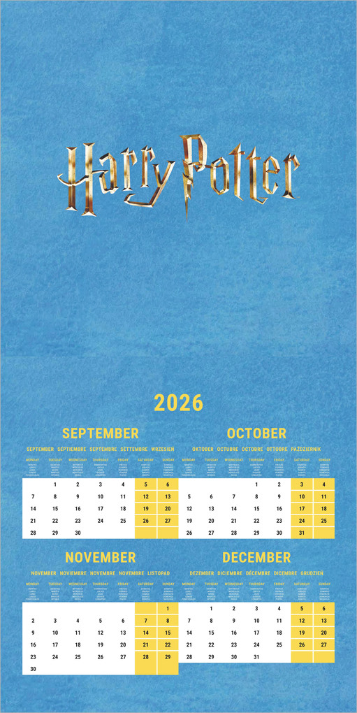 Weitere Ansicht: HARRY POTTER (CLASSIC) 2027 | Neumann Verlage GmbH & Co. KG