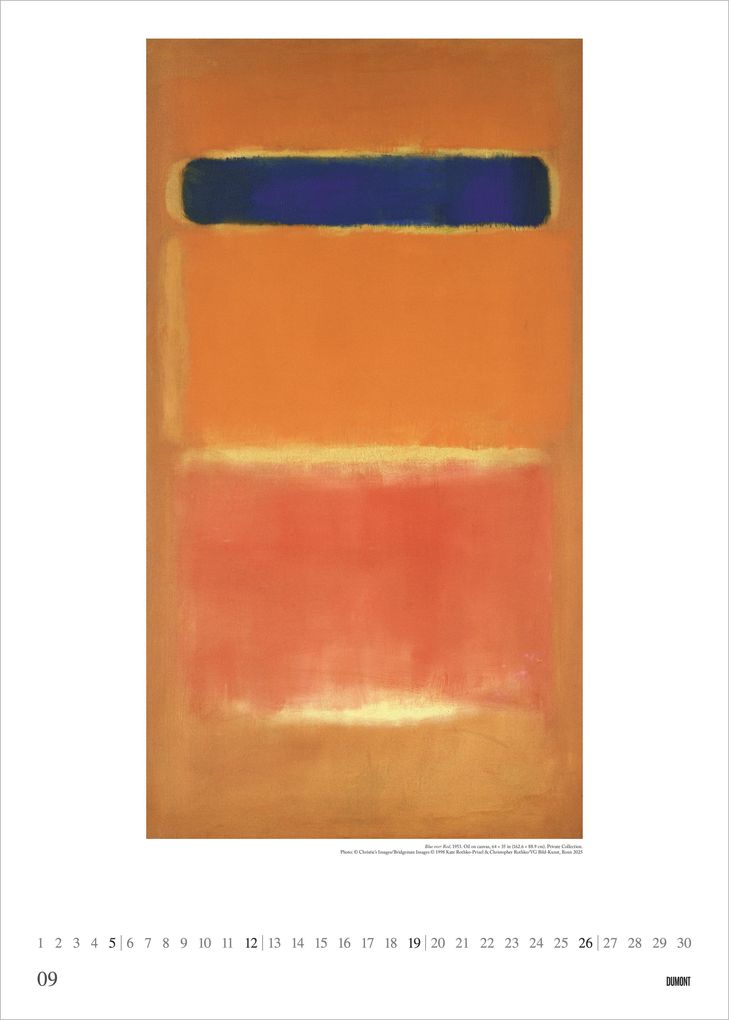 Weitere Ansicht: Mark Rothko 2027 | Neumann Verlage GmbH & Co. KG