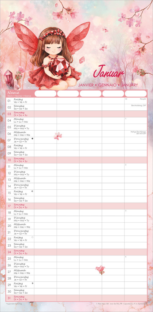 Weitere Ansicht: Familienplaner Feenzauber 2027 | Neumann Verlage GmbH & Co. KG