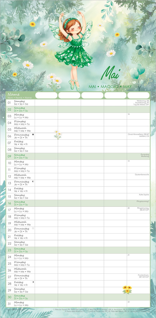 Weitere Ansicht: Familienplaner Feenzauber 2027 | Neumann Verlage GmbH & Co. KG