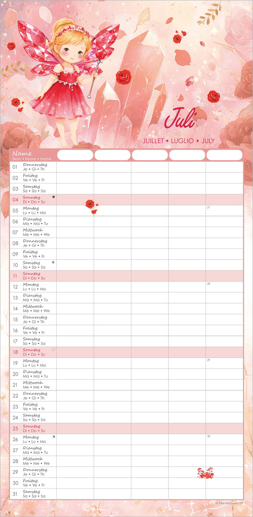 Weitere Ansicht: Familienplaner Feenzauber 2027 | Neumann Verlage GmbH & Co. KG