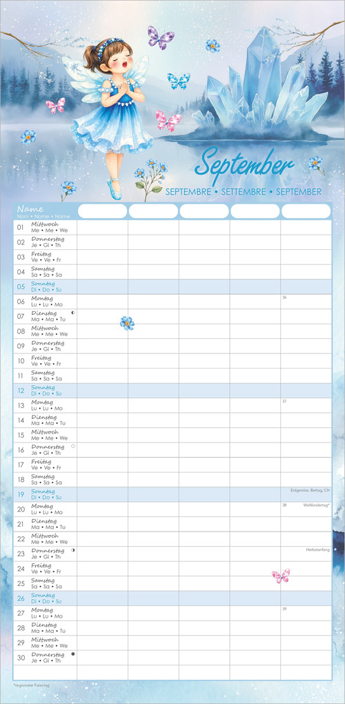 Weitere Ansicht: Familienplaner Feenzauber 2027 | Neumann Verlage GmbH & Co. KG