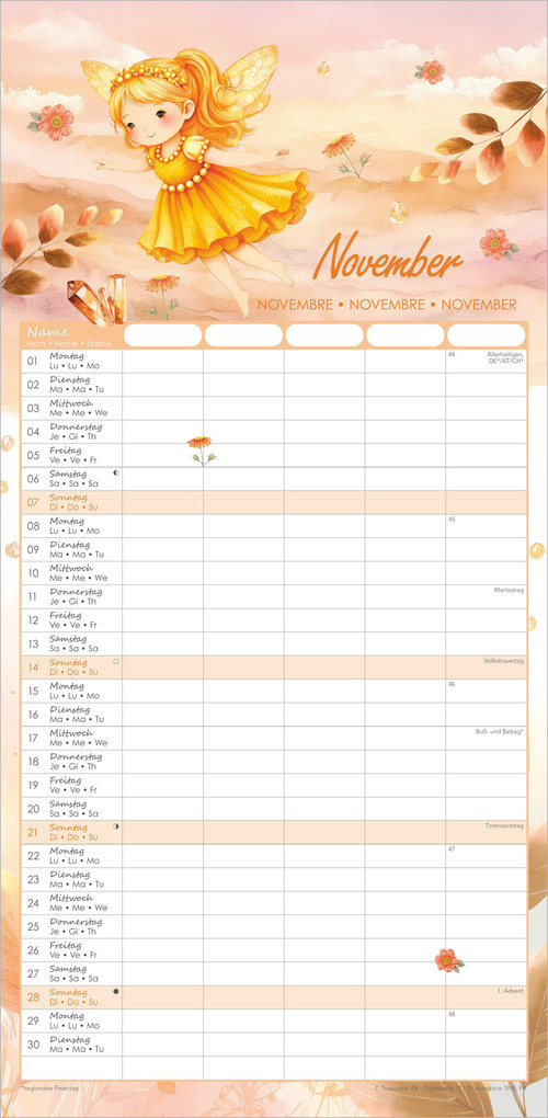 Weitere Ansicht: Familienplaner Feenzauber 2027 | Neumann Verlage GmbH & Co. KG