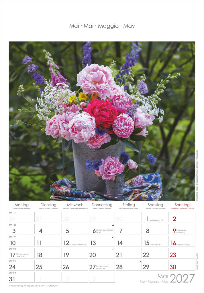 Weitere Ansicht: Blumen 2027 | Neumann Verlage GmbH & Co. KG