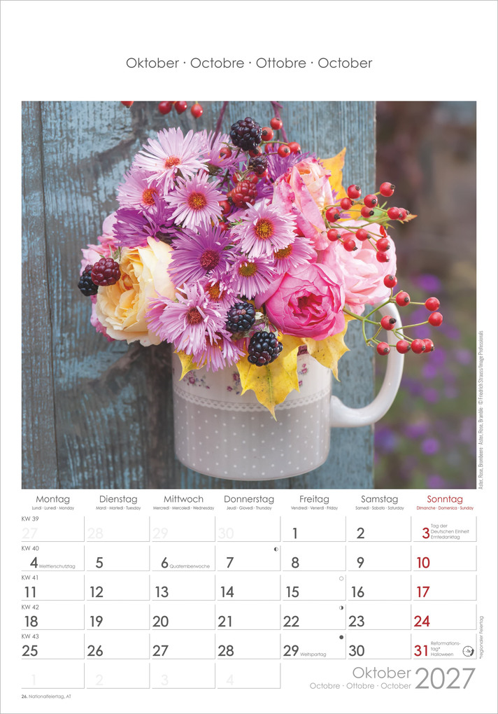 Weitere Ansicht: Blumen 2027 | Neumann Verlage GmbH & Co. KG
