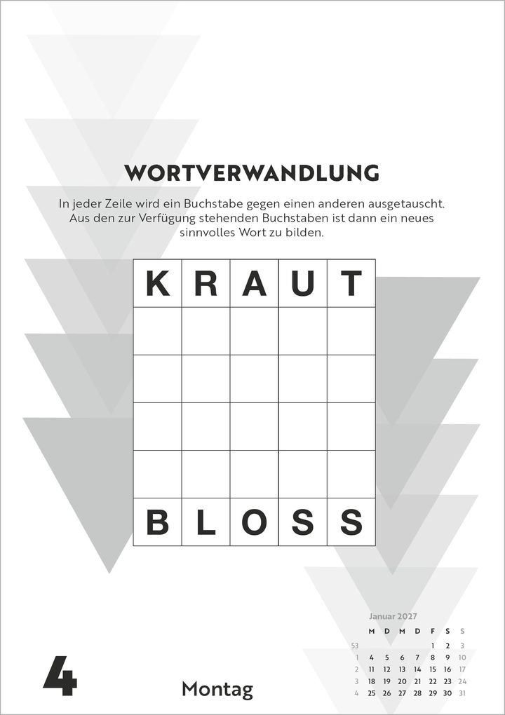 Weitere Ansicht: Rätselkalender 2027 | Neumann Verlage GmbH & Co. KG