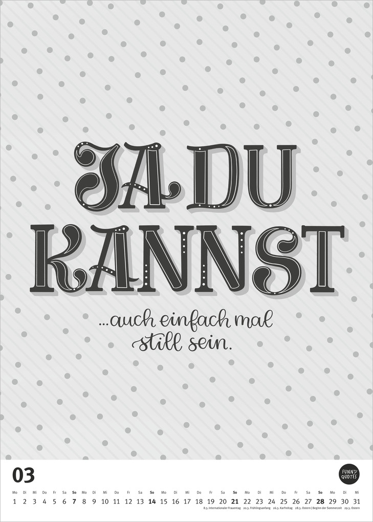 Weitere Ansicht: Funny Quotes-Kalender 2027 | Neumann Verlage GmbH & Co. KG