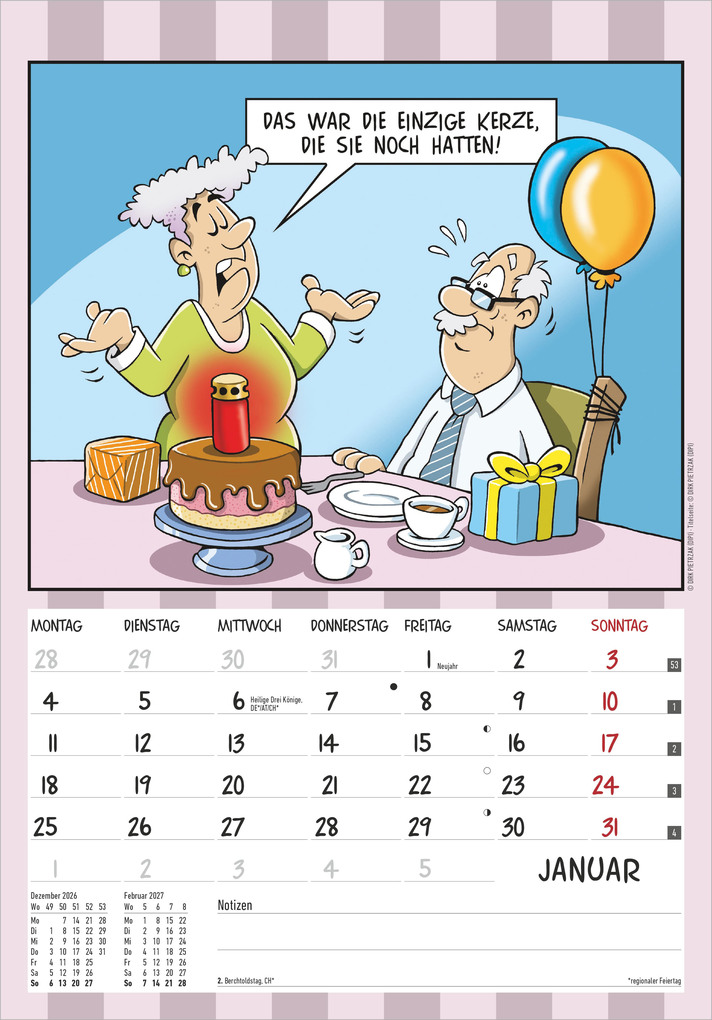 Weitere Ansicht: Der Rentner-Kalender 2027 | Neumann Verlage GmbH & Co. KG