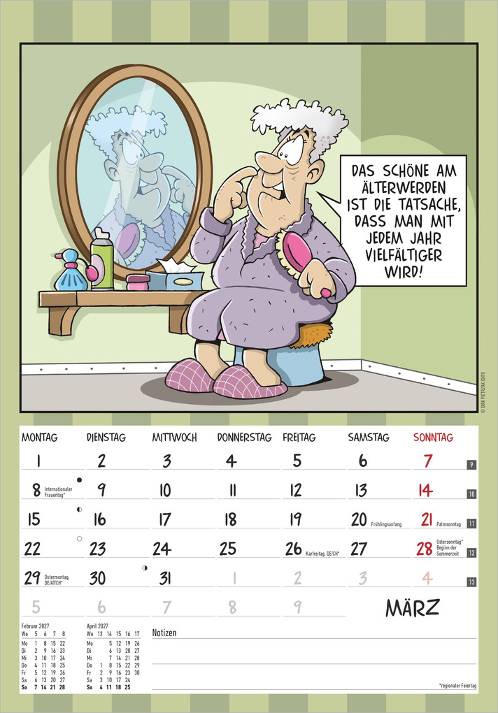 Weitere Ansicht: Der Rentner-Kalender 2027 | Neumann Verlage GmbH & Co. KG