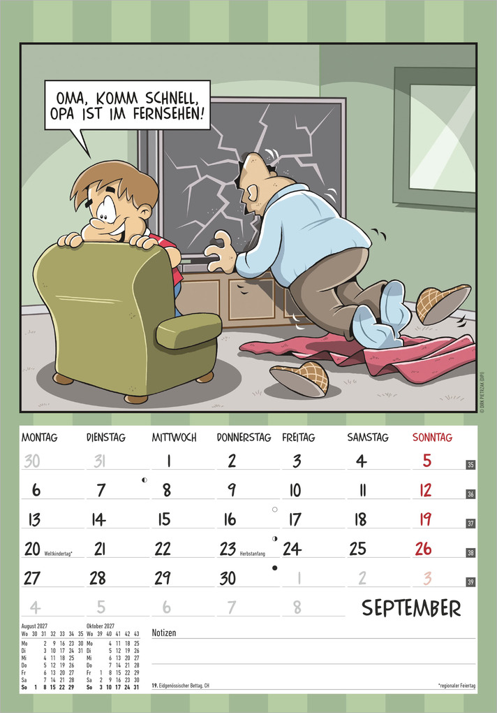 Weitere Ansicht: Der Rentner-Kalender 2027 | Neumann Verlage GmbH & Co. KG