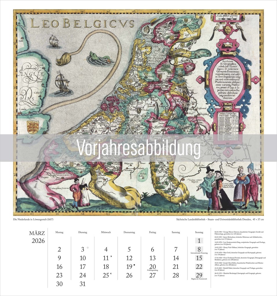 Weitere Ansicht: Geographisch-Kartographischer Kalender 2027 | Neumann Verlage GmbH & Co. KG