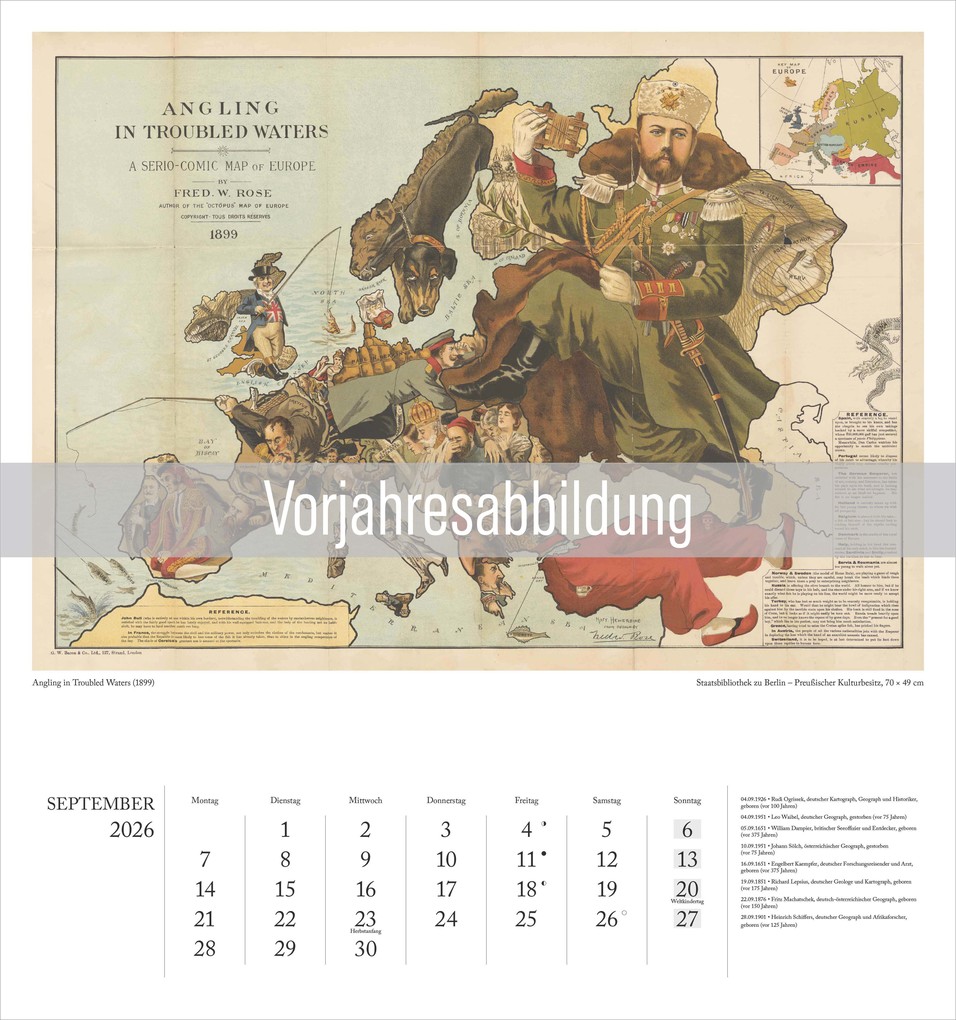 Weitere Ansicht: Geographisch-Kartographischer Kalender 2027 | Neumann Verlage GmbH & Co. KG