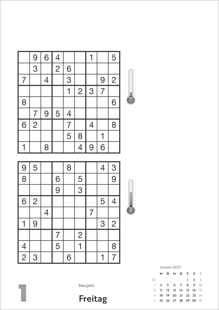 Weitere Ansicht: Das tägliche Sudoku 2027 | Neumann Verlage GmbH & Co. KG