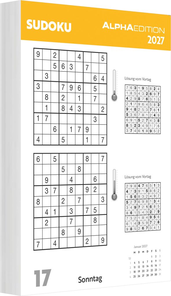 Weitere Ansicht: Das tägliche Sudoku 2027 | Neumann Verlage GmbH & Co. KG