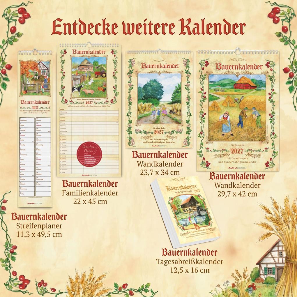 Weitere Ansicht: Bauernkalender 2027 | Neumann Verlage GmbH & Co. KG