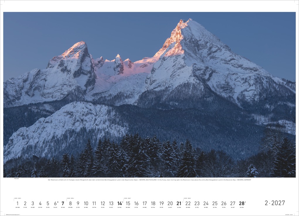 Weitere Ansicht: Faszination Alpen 2027 | Neumann Verlage GmbH & Co. KG