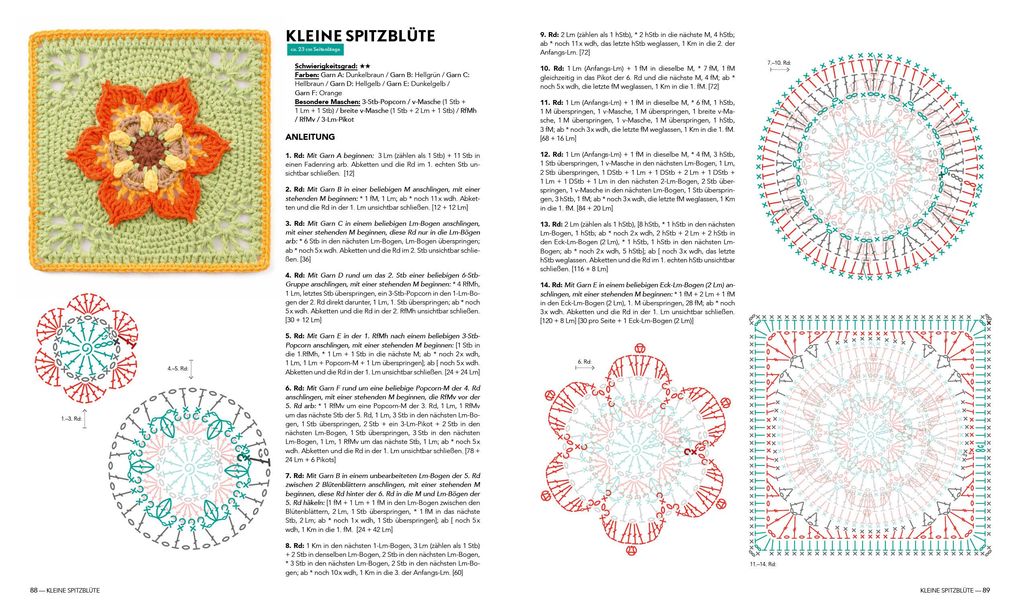 Weitere Ansicht: Musterbibel Granny Squares: Häkelzauber in 3D-Optik | Diana Krenz