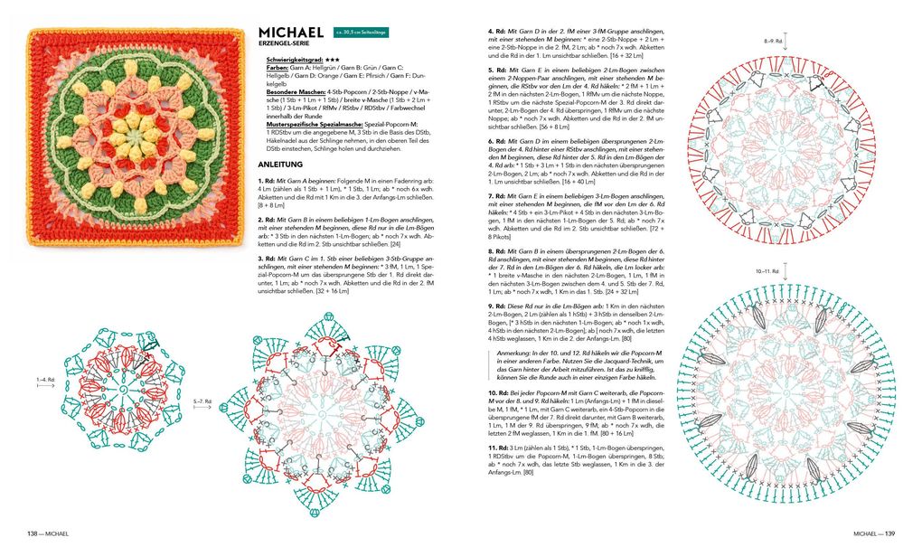 Weitere Ansicht: Musterbibel Granny Squares: Häkelzauber in 3D-Optik | Diana Krenz