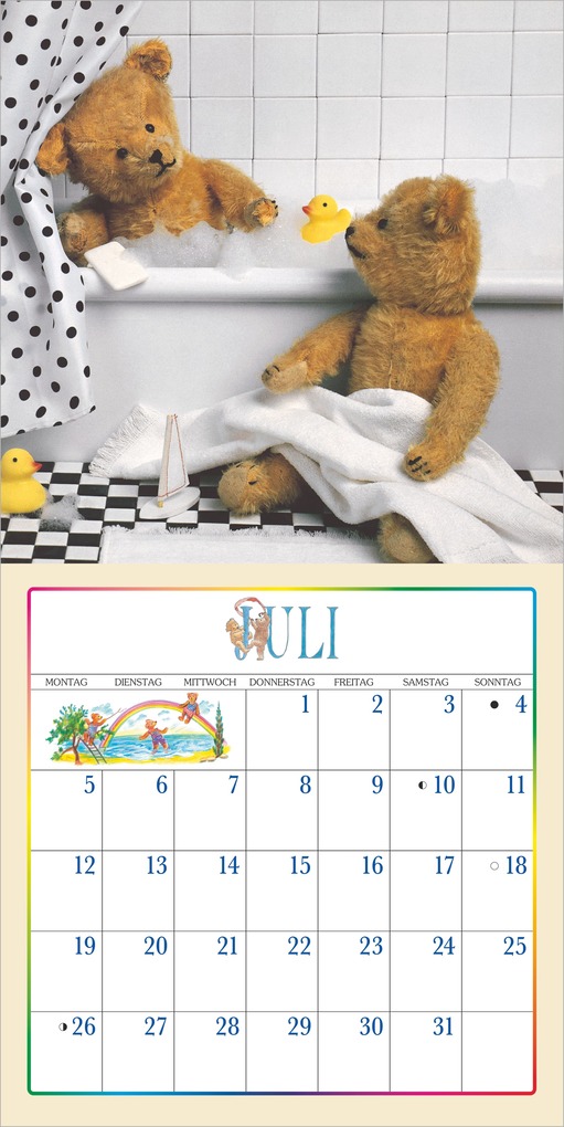 Weitere Ansicht: Der Teddybär Kalender 2027 | Neumann Verlage GmbH & Co. KG