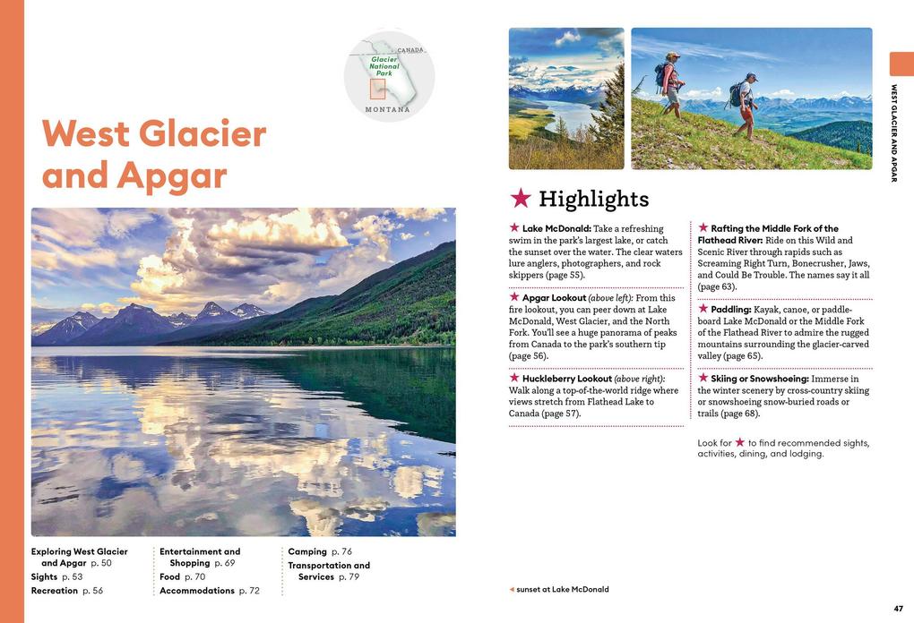 Weitere Ansicht: Moon Glacier National Park | Becky Lomax, Moon Travel Guides