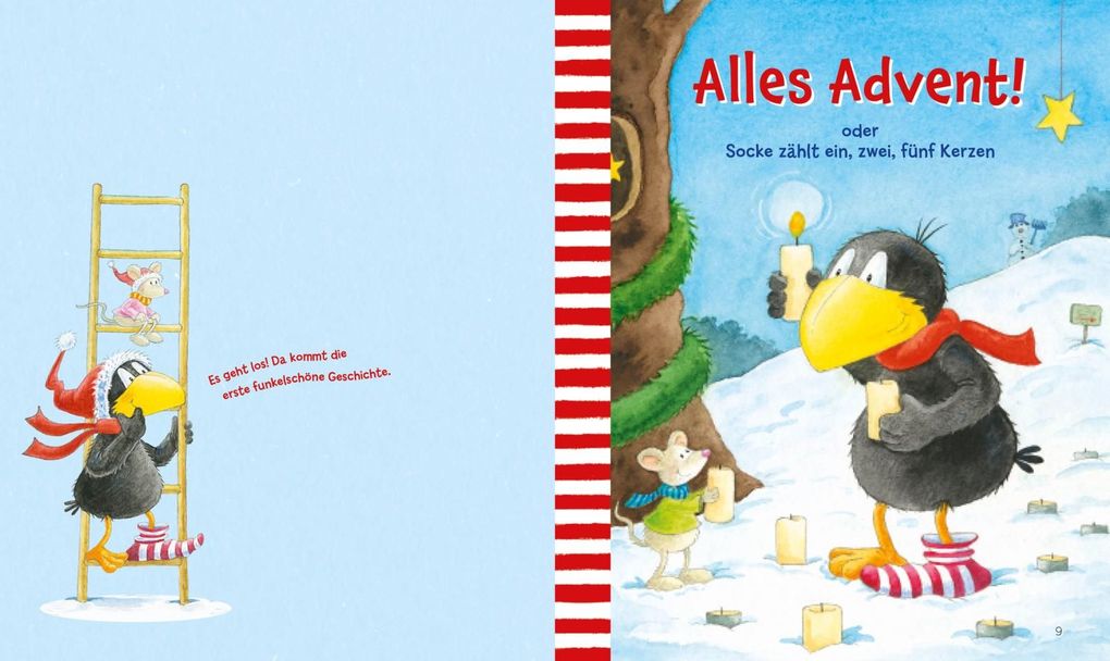 Weitere Ansicht: Der kleine Rabe Socke: Bald ist Weihnachten! | Nele Moost