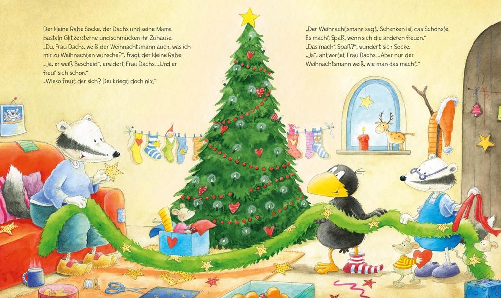 Weitere Ansicht: Der kleine Rabe Socke: Bald ist Weihnachten! | Nele Moost