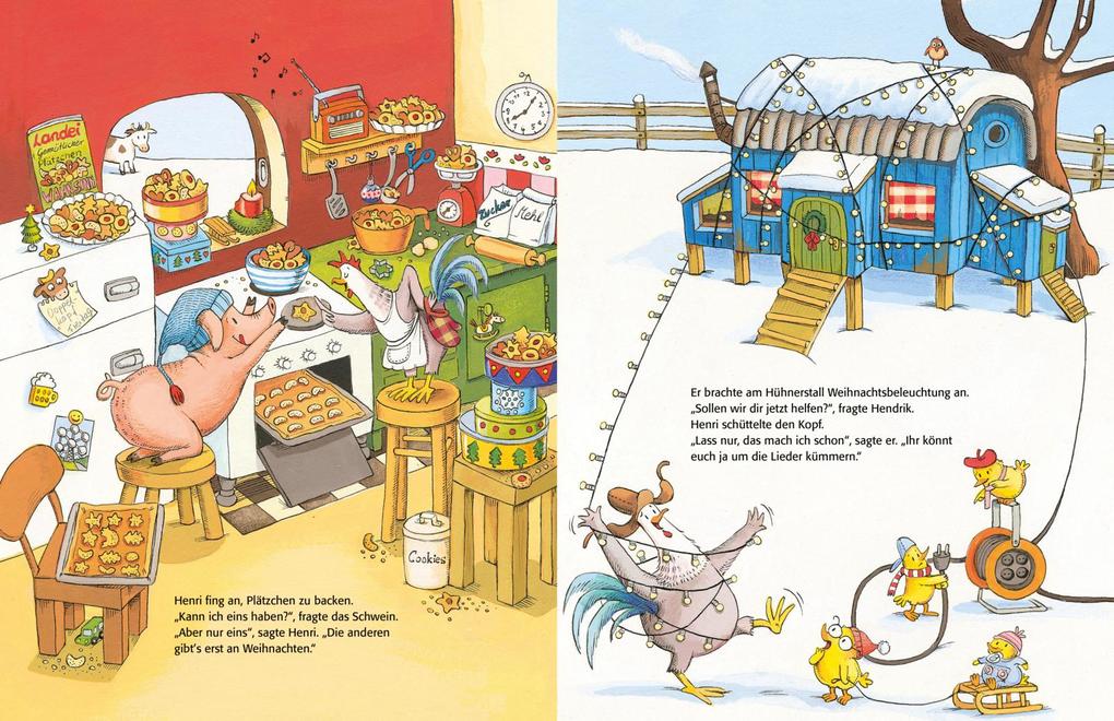 Weitere Ansicht: Henri und Henriette feiern Weihnachten | Cee Neudert