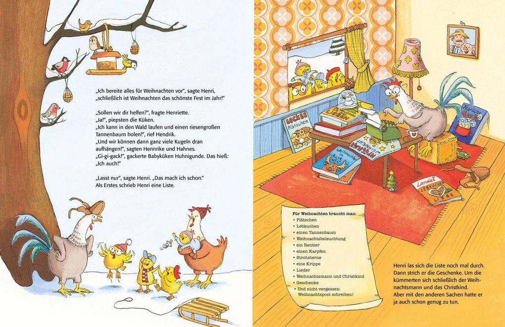Weitere Ansicht: Henri und Henriette feiern Weihnachten | Cee Neudert
